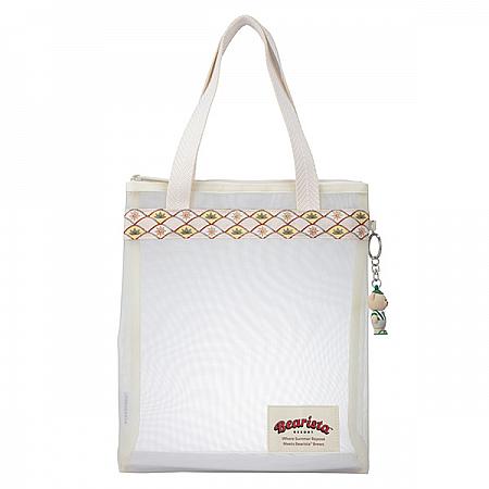 海灘小熊網布提袋$780