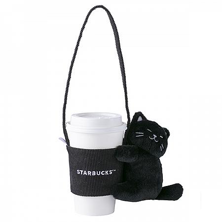 抱抱黑貓咪單杯提袋$480