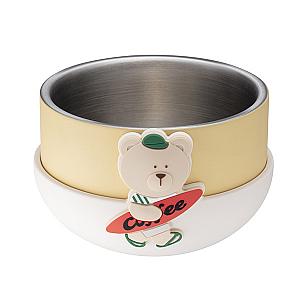 衝浪熊矽膠套不鏽鋼杯(237ml)$950