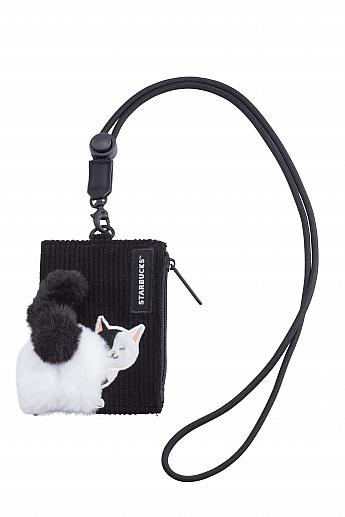 黑白貓尾巴零錢證件掛牌$480