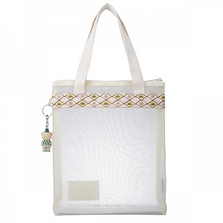 海灘小熊網布提袋$780