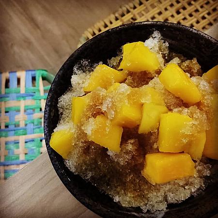 黒岩はマンゴーが見えない！だけどたっぷり入っています♡<br>画像提供：林森in台湾