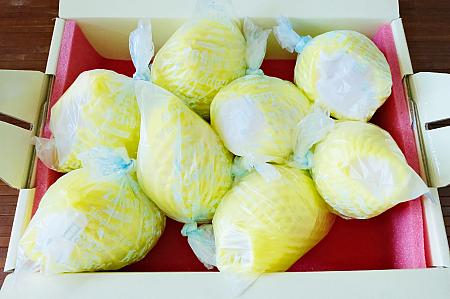 1つずつペーパーでからポリ袋に入れて乾燥を防ぐべし！