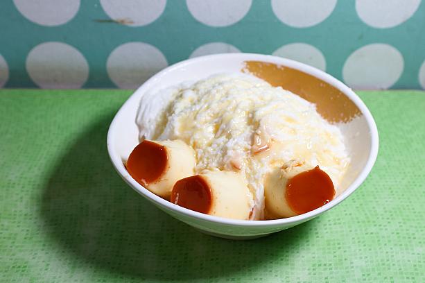 布丁牛奶雪花冰(プリンミルクかき氷)