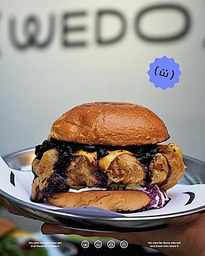 WEDO-Burger 溫度漢堡｜藍莓炸雞堡