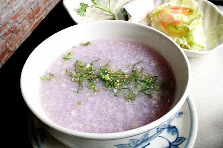 <B>CANH KHAOI MO</B><br>カン コーアイ モー<BR>（紫いものすりおろしスープ）