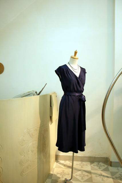 ベトナム オーダーメイド ホルターネックドレス - レディースファッション