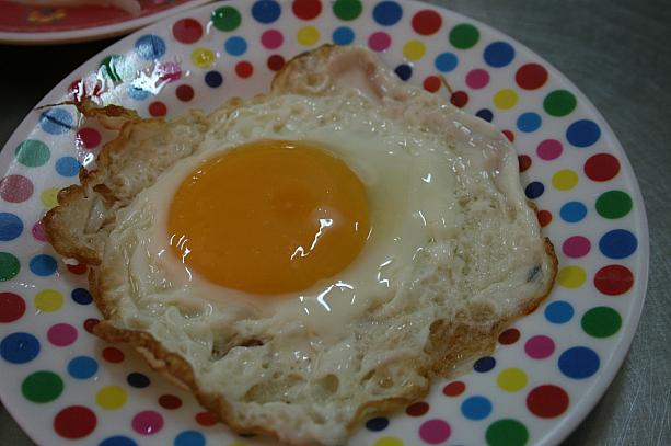 半熟目玉焼きも更にオン！！