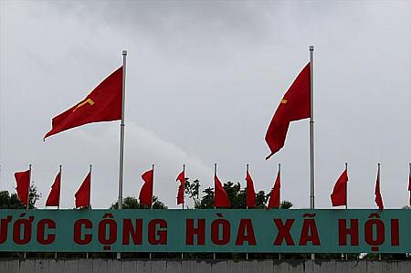 国旗。ベトナムは社会主義であることを忘れてはいけません