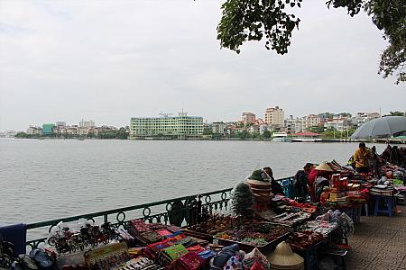 タイ湖はハノイ市で一番面積の広い湖だそうです