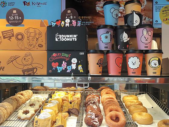 ダンキンドーナツで今人気の Lineキャラ Bt21 プロモーション中 ソウルナビ