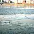 今年一番の寒さというだけあり、漢江にも氷がプカプカ浮いています。 -漢江