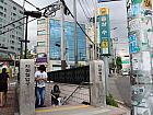 地下鉄６号線サンス（上水・Sangsu・623）駅１番出口を出ます。