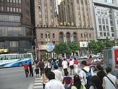 ホテルは「南京西路」と「黄河路」の交差点のところにあります。
