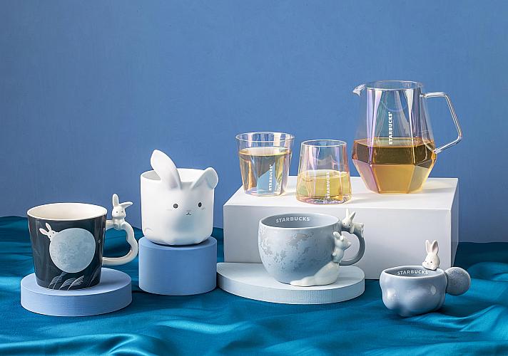 台湾 スターバックス 24'月見 うさぎ ステンレス タンブラー