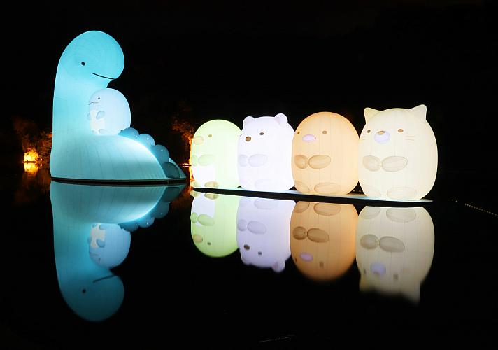 台湾×日本】碧潭の川面に鎮座するでっかな「すみっコぐらし」に癒され