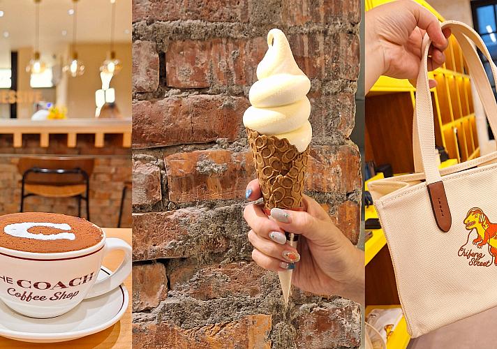 台湾　COACH Coffee Shop Play ポーチ　18×26cm Taiwan COACH Coffee Shop Play Pouch 18 x 26cm